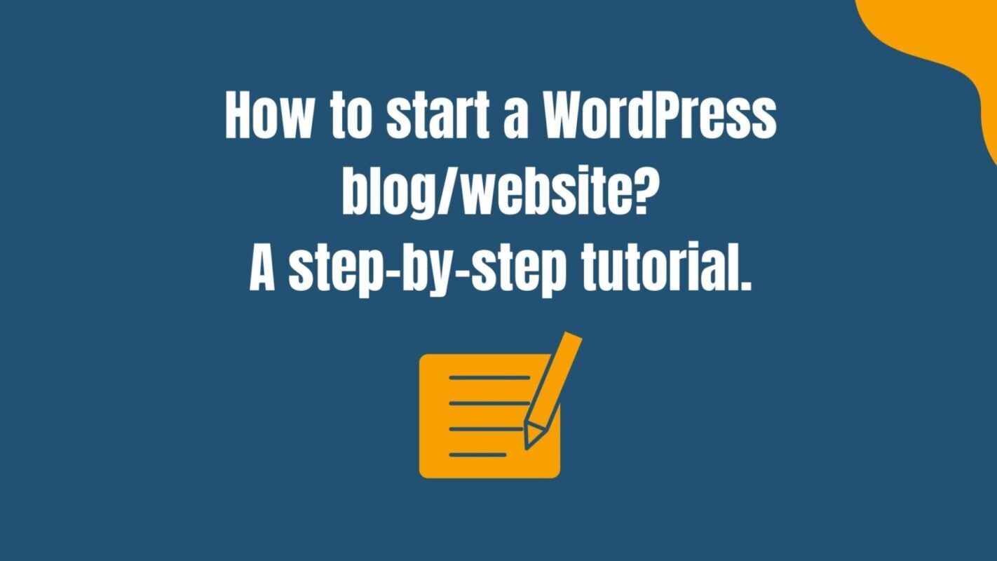 how to start a wordpress blog scaled