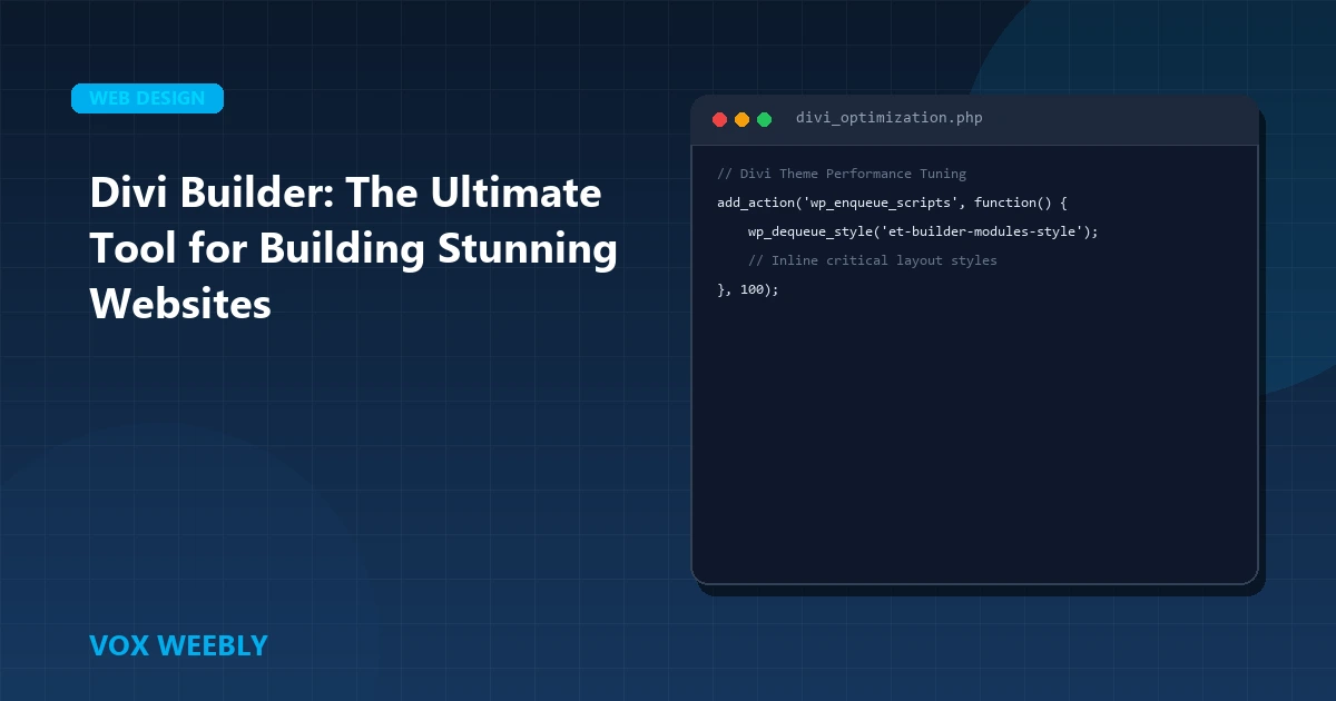 Divi Builder: The Ultimate Tool for Building Stunning Websites